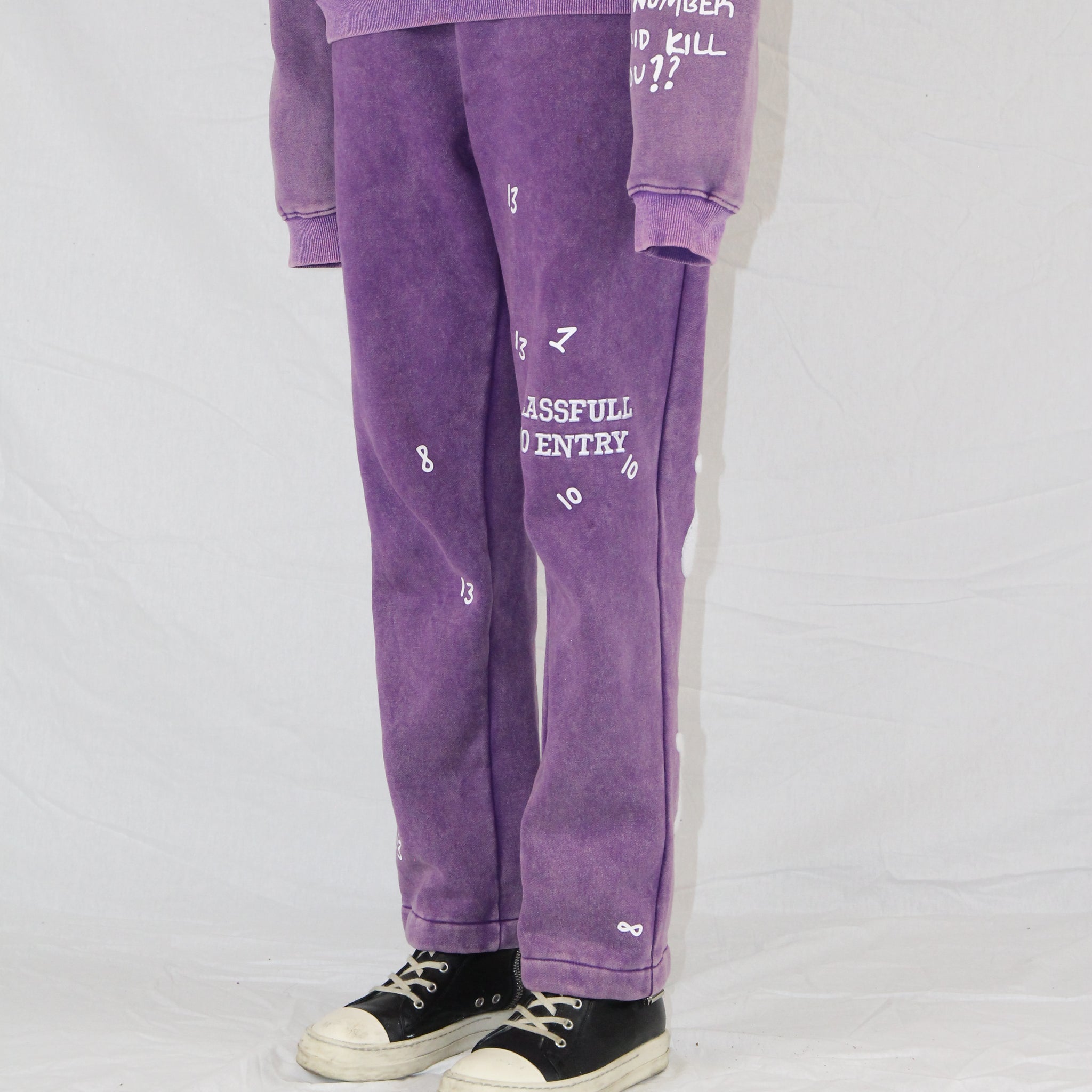 Lavender Number$ Sweatpant