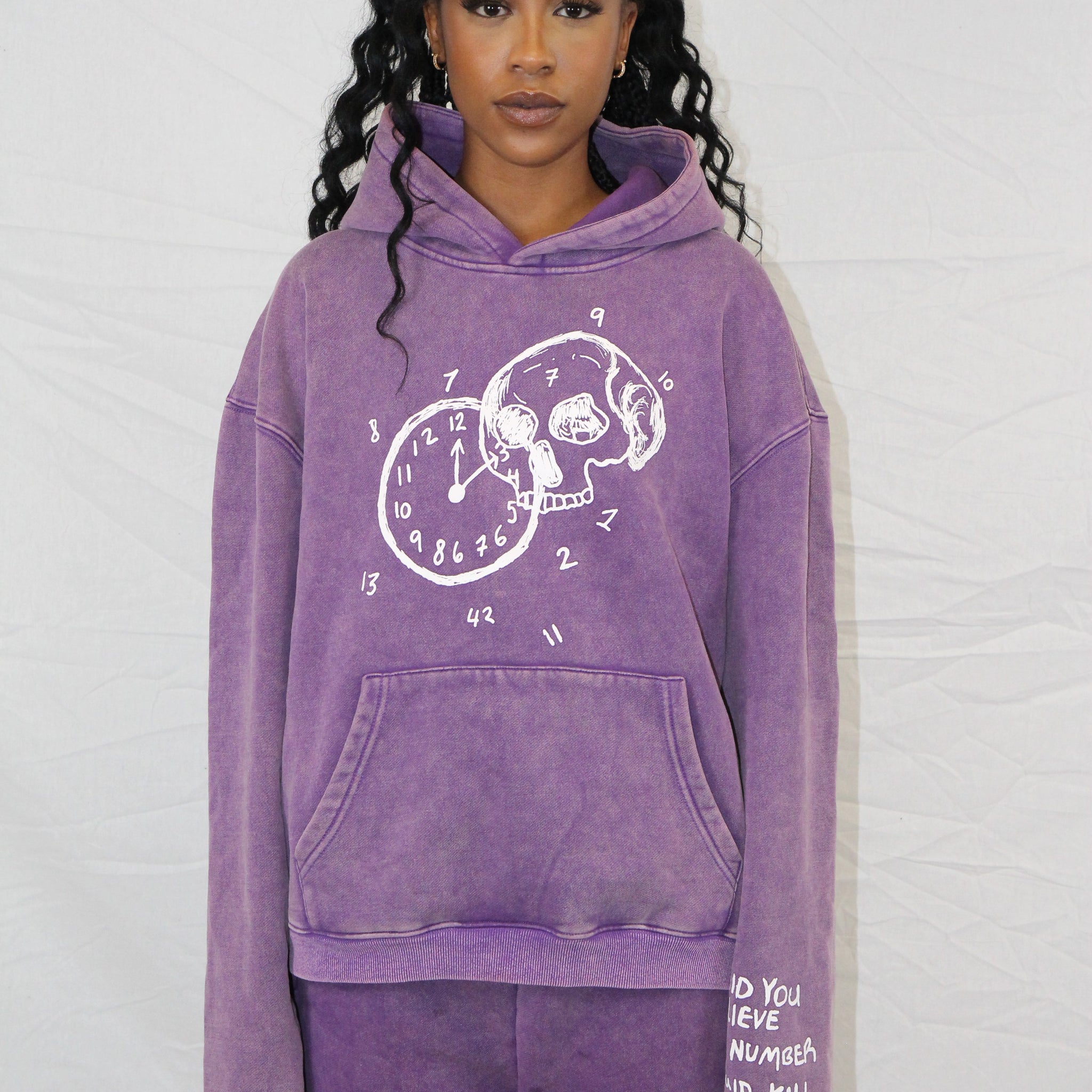 Lavender Number$ Hoodie