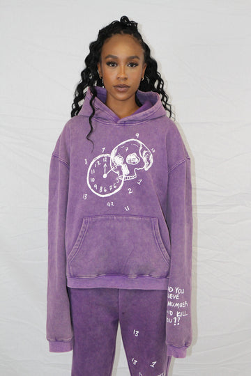 Lavender Number$ Hoodie