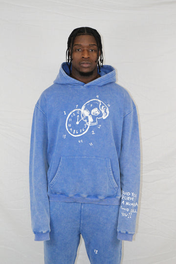 Sky Blue Number$ Hoodie